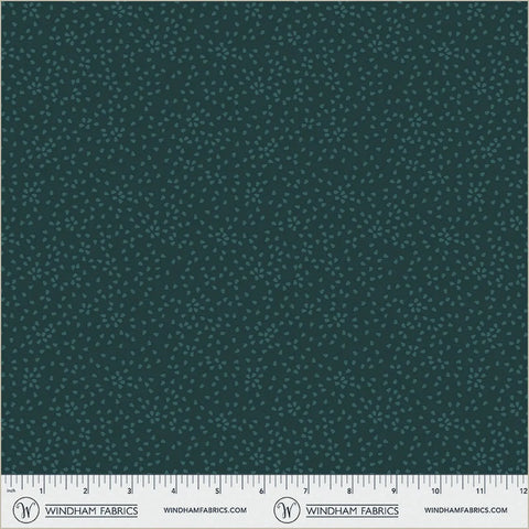 Honeycrisp Deep Teal Speck Yardage by Allison Harris for Windham Fabrics