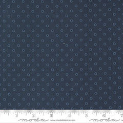 Nantucket Summer Navy Smitten Yardage by Camille Roskelley for Moda Fabrics