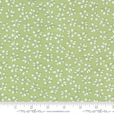 Lighthearted Green Ribbon Yardage by Camille Roskelley for Moda Fabrics
