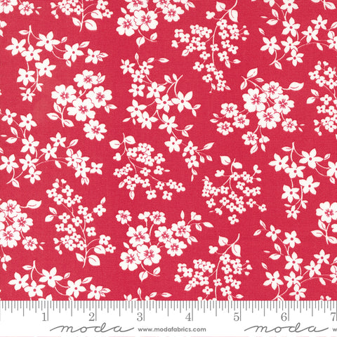 Lighthearted Red Gather Yardage by Camille Roskelley for Moda Fabrics