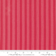 Lighthearted Red Stripe Yardage by Camille Roskelley for Moda Fabrics