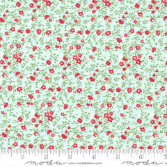Lighthearted Light Aqua Meadow Yardage by Camille Roskelley for Moda Fabrics