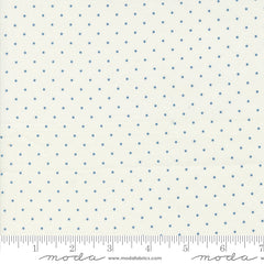 Shoreline Cream Medium Blue Dot Yardage by Camille Roskelley for Moda Fabrics