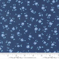 Blueprint Navy Tonal Grace Yardage by Camille Roskelley for Moda Fabrics