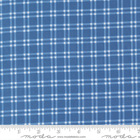 Blueprint Sea Plaid Yardage by Camille Roskelley for Moda Fabrics