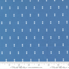 Blueprint Blue Dots Yardage by Camille Roskelley for Moda Fabrics