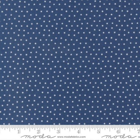 Blueprint Navy Starlight Yardage by Camille Roskelley for Moda Fabrics