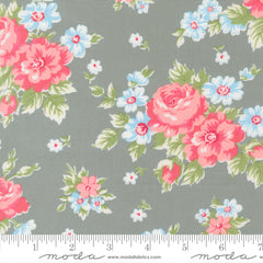 A Cat Named Stitch Tabby Blooming Florals Yardage by Camille Roskelley for Moda Fabrics