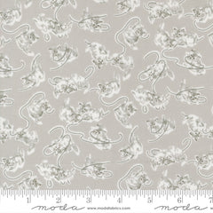 A Cat Named Stitch Grey Georgie Yardage by Camille Roskelley for Moda Fabrics