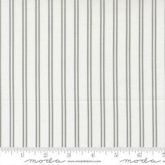 A Cat Named Stitch Cream Grey Stitch Stripe Yardage by Camille Roskelley for Moda Fabrics