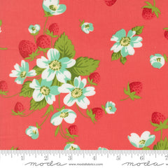 Bloomsberry Nantucket Red In Bloom Yardage by Camille Roskelley for Moda Fabrics