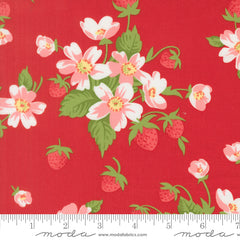 Bloomsberry Red In Bloom Yardage by Camille Roskelley for Moda Fabrics