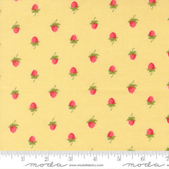 Bloomsberry Buttermilk Berries Yardage by Camille Roskelley for Moda Fabrics
