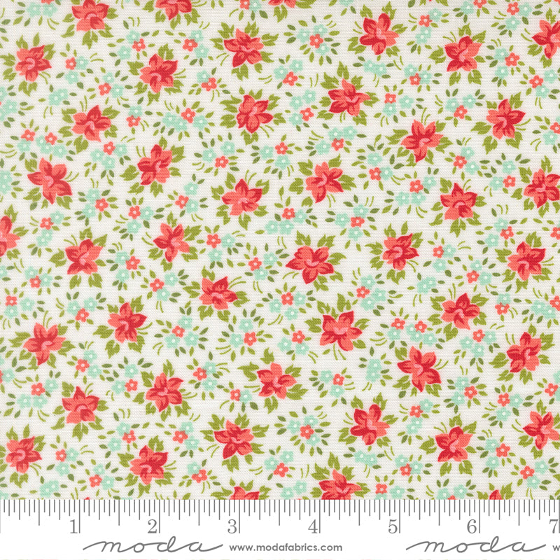 Bloomsberry White Marylebone Yardage by Camille Roskelley for Moda Fabrics