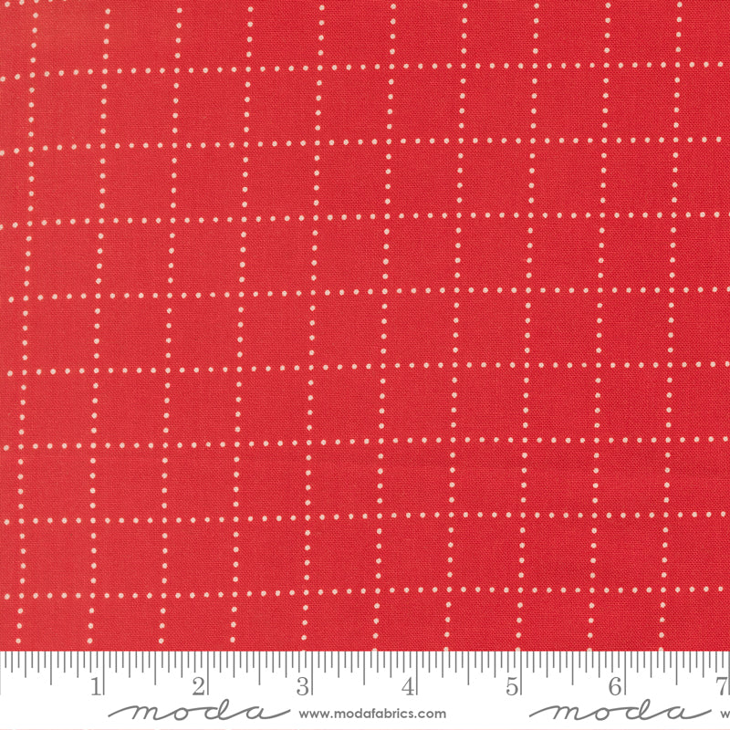 Bloomsberry Red Stroll Yardage by Camille Roskelley for Moda Fabrics