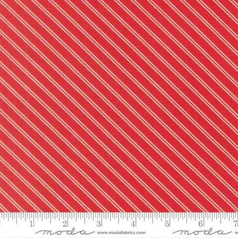 Bloomsberry Red Stripe Yardage by Camille Roskelley for Moda Fabrics