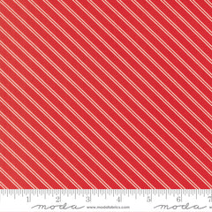 Bloomsberry Red Stripe Yardage by Camille Roskelley for Moda Fabrics