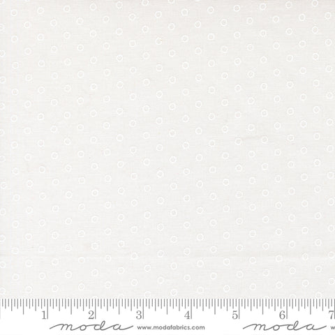 Bloomsberry White Favorite Dot Yardage by Camille Roskelley for Moda Fabrics
