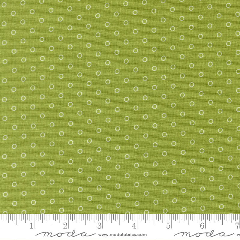 Bloomsberry Leaf Favorite Dot Yardage by Camille Roskelley for Moda Fabrics