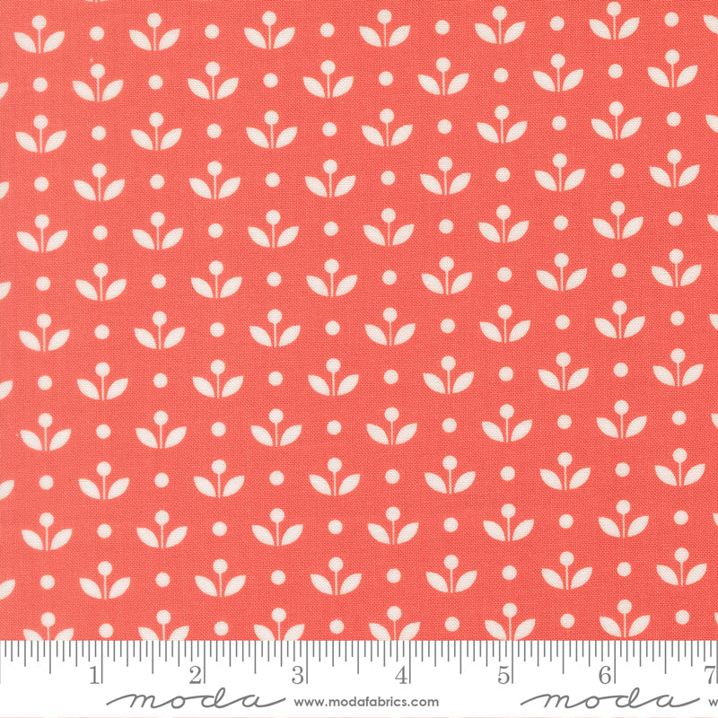 Bloomsberry Nantucket Red Mayfair Yardage by Camille Roskelley for Moda Fabrics