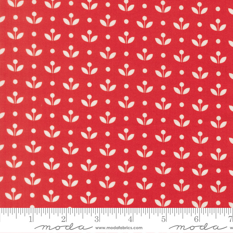 Bloomsberry Red Mayfair Yardage by Camille Roskelley for Moda Fabrics