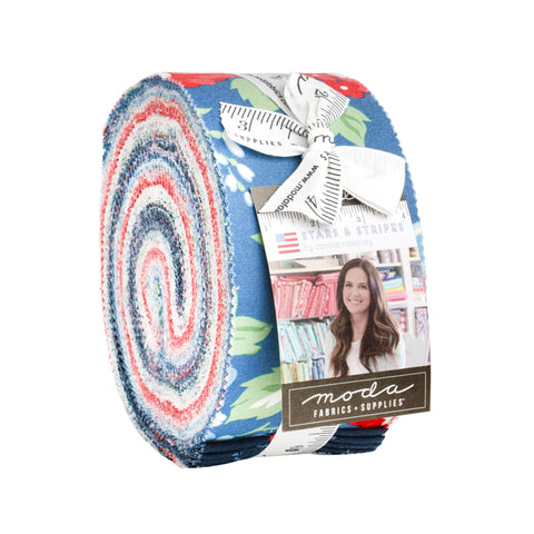 PREORDER Stars & Stripes Jelly Roll by Camille Roskelley for Moda Fabrics