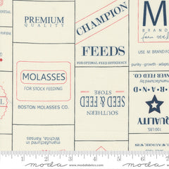 Vintage Cream Brands Yardage by Sweetwater for Moda Fabrics