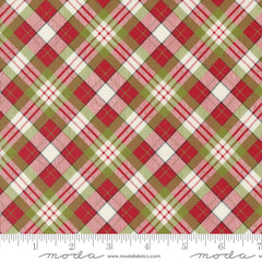 On Dasher Red Plaid Yardage by Sweetwater for Moda Fabrics