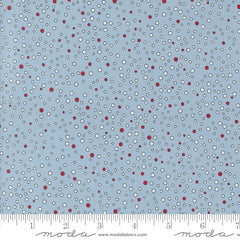On Dasher Frost Snowballs Yardage by Sweetwater for Moda Fabrics