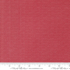 On Dasher Red Mini Slopes Yardage by Sweetwater for Moda Fabrics