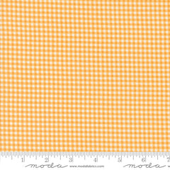 Shine Orangesicle Gingham Yardage by Sweetwater for Moda Fabrics