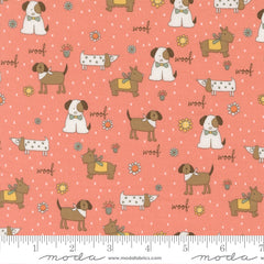 Lucky Flower Puppy Parade Yardage by Sweetwater for Moda Fabrics