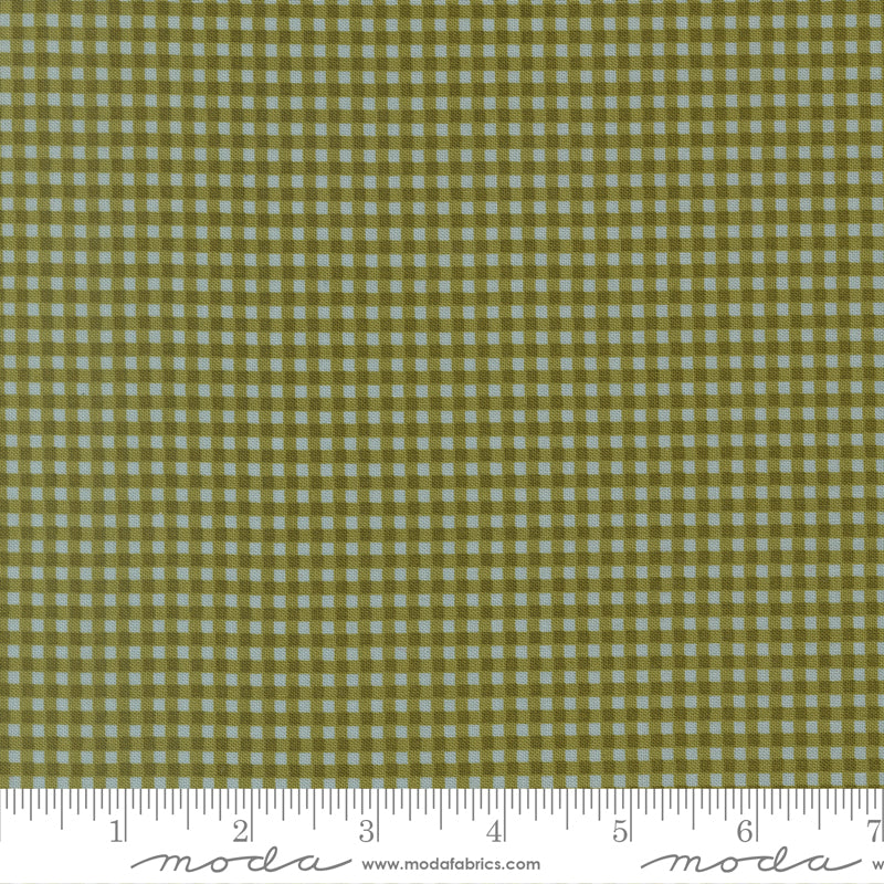 Chilly Pine Gingham Yardage by Sweetwater for Moda Fabrics