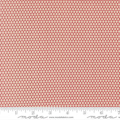 Chilly Red Snowball Yardage by Sweetwater for Moda Fabrics