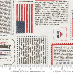 Independence Day Vanilla All Things American Yardage by Sweetwater for Moda Fabrics