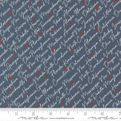 Independence Day Indigo The States Yardage by Sweetwater for Moda Fabrics