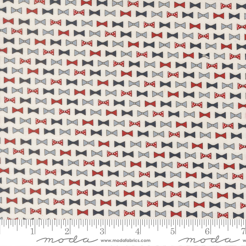 Independence Day Vanilla Bowties Yardage by Sweetwater for Moda Fabrics