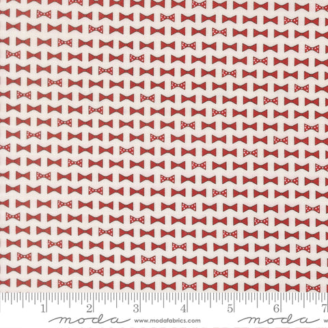 Independence Day Vanilla Red Bowties Yardage by Sweetwater for Moda Fabrics
