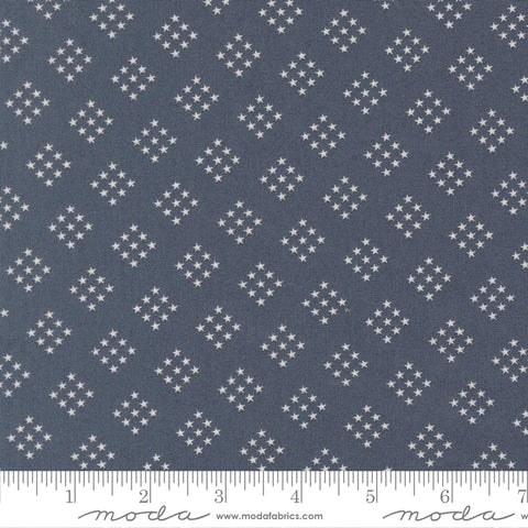 Independence Day Indigo Stars Yardage by Sweetwater for Moda Fabrics