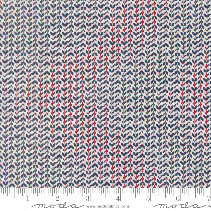 Independence Day Vanilla Flower Garden Yardage by Sweetwater for Moda Fabrics