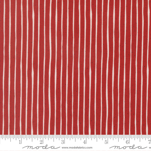 Independence Day Red Stripe Yardage by Sweetwater for Moda Fabrics