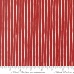 Independence Day Red Stripe Yardage by Sweetwater for Moda Fabrics