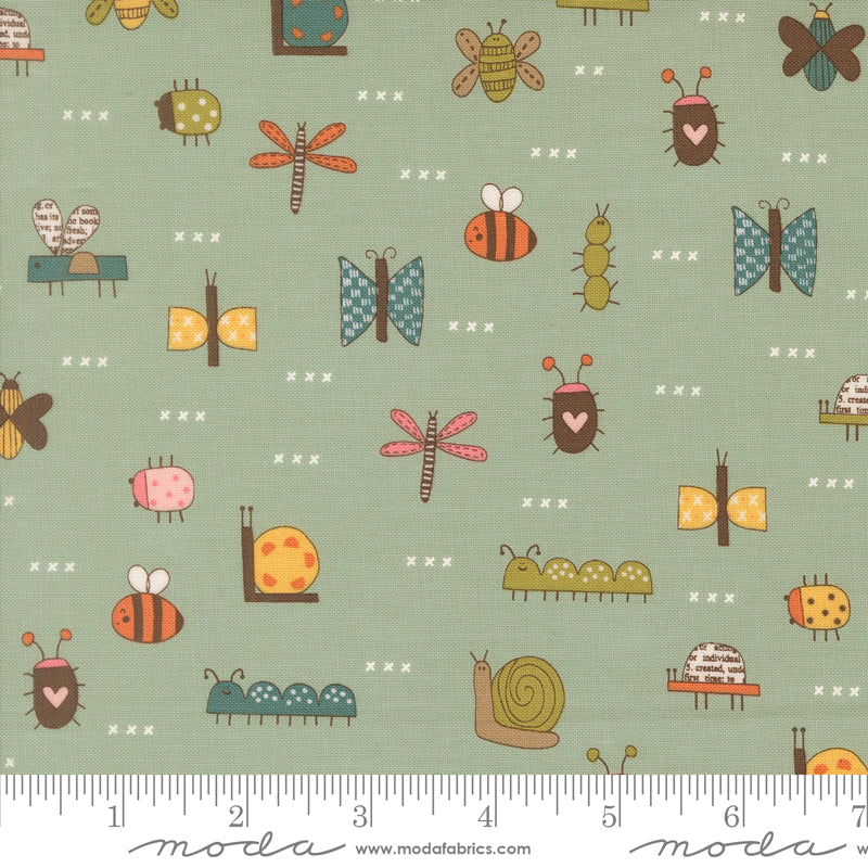 Bug Collector Sky The Bugs Yardage by Sweetwater for Moda Fabrics