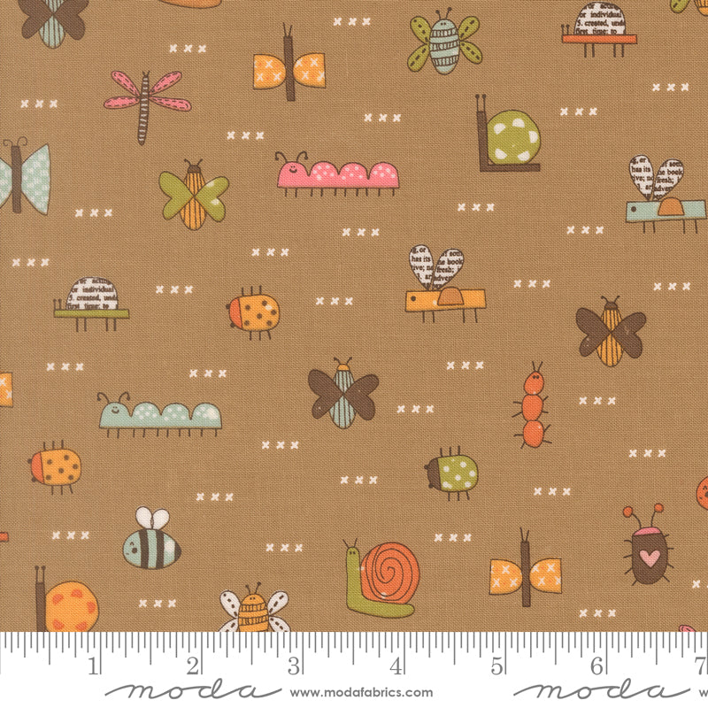 Bug Collector Stone The Bugs Yardage by Sweetwater for Moda Fabrics