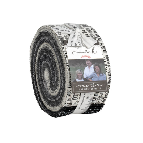PREORDER Ink Jelly Roll by Sweetwater for Moda Fabrics