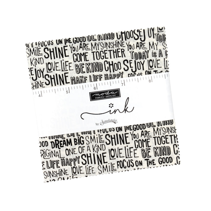 Ink Charm Pack by Sweetwater for Moda Fabrics