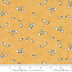 Willow's Farm Goldenrod Sheeps in the Pasture Yardage by Deb Strain for Moda Fabrics