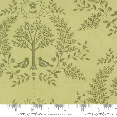 Family Tree Eucalyptus Family Tree Damask Yardage by Deb Strain for Moda Fabrics