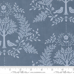 Family Tree Dusk Family Tree Damask Yardage by Deb Strain for Moda Fabrics