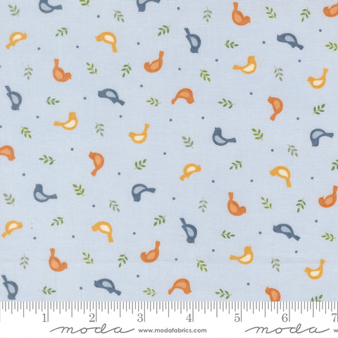 Family Tree Mist Tossed Birds Yardage by Deb Strain for Moda Fabrics